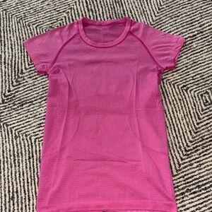 Lululemon Bright Pink Athletic Tee